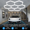 7 Grid Led Hexagon Lights Customize System Honeycomb Light for Garage Home Lamp