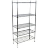Heavy Duty 5 Tier Garage Shelving Unit Storage Shelves Shelf Racking Wire Shelf