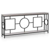 Heavy-duty Metal Frame Extra Long Sofa Table Behind Couch Console Table