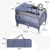 4-in-1 Baby Travel Cot Foldable Infant Crib Changing Table Children Playpen
