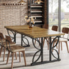Dining Table for 6, Farmhouse Kitchen Dinner Table Dining Room Table Desk