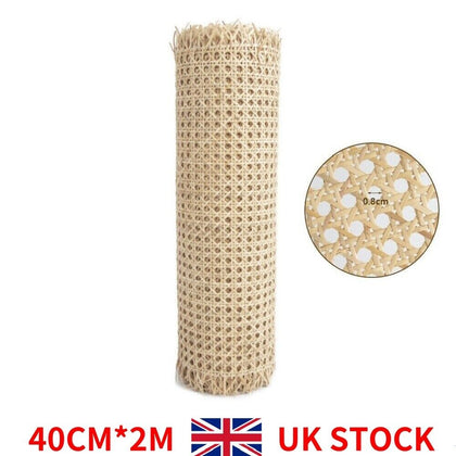 40CM*200CM Rattan Weave Octagonal Hole Cane Webbing for Chair Cabinet Repair DIY