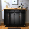 Extra Large Cabinet Cupboard Wooden Kitchen Trolley Cart Sideboard Console Table