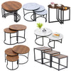 Farmhouse Style Nesting Coffee Table Living Room Sofa Side End Nested Table 2/3x