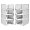 4x Stackable Wardrobe Drawer Units Organizer Clothes Closet Storage Basket Boxes
