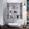 LED Bathroom Mirror Cabinet with Lights Infrared Sensor Switch Shelf 600 x 700mm