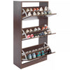 3 Drawer Shoe Cabinet Storage Cupboard Unit Shoe Rack Wooden Stand Organiser
