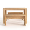 Small Space Breakfast Nook Dining Table Set & Two Benches Wooden Home Cafeteria