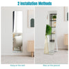 160 x 37cm Full Length Mirror Standing Hanging Dressing Mirror for Bedroom