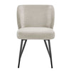 Dusk Mabel Natural Chenille Set of 2 Dining Chairs RRP £144