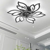 Stylish Ceiling Fan Light Dimmable LED Fan Lamp Bedroom Living Room APP Control