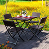 Portable Camping Table Garden Fold Away Dining Picnic BBQ Serving Stool Chairs