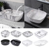 Bathroom Cloakroom Vanity Wash Basin Sink Countertop Marble/Stone Effect Various