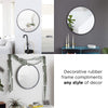 Large Round Wall Mirror Bathroom Bedroom Makeup Dressing Mirror 40/50/60cm