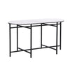 KITCHEN TABLE SET DINING TABLE AND 6 CHAIRS SET IN MARBLE EFFECT SPACE SAVING