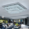 20-100cm Flush Mount Modern Square Ceiling Chandelier Crystal Light Lamp Pendant