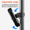 Bicycle Tail Light Rechargeable Smart Remote Control Turn Signal Warning Lamp