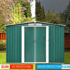 Metal Garden Shed 6X4 Large Outdoor Garden Storage House ApexRoof WITH FREE BASE