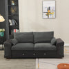 Panana Sofa Suite Set 3 2 or Corner Chaise in Dark Grey Or Light Grey