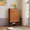 Shoe Storage Cabinet Rack Stand Wooden Cupboard Drawer 2 Door Footwear Organiser