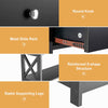 X-Design Entryway Table 3-Tier Console Table Living Room Sofa Table-Black