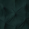 2X Green Velvet Bar Stools Kitchen Breakfast Stool Footrest 65 cm Padded Seat