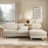 Dusk Hampshire Beige Textured Weave Right Hand Chaise Sofa RRP£1200