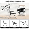 Patio Folding Chairs Lightweight Outdoor Dining Chairs Reclining Chair