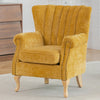 Chenille High Wing Back Armchair Accent Chair Fireside Lounge Single Sofa Seat