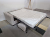 Nicoletti Vita 2.5 Seater Sofa Bed in Beige Levis Fabric FR01 RRP £2649