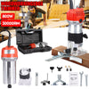 CONENTOOL 800W Palm Router Mini Hand Held Router Wood Laminator Trimmer Tool UK