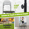 103 cm Mini Trampoline Foldable Fitness Rebounder Home Gym with Handle