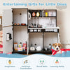 Chef Pretend Play Toy Kids Kitchen Playset w/Water Dispenser-Black