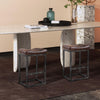 Ralex-chair Bar Stools Set of 2, Saddle Stools, Kitchen Stools with PU Leather