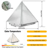 Modern Table Lamp Triangular Base With Frosted Glass Shade Nightstand Side Lamp