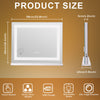 Hollywood Vanity Mirror with Strip Light Table Wall-Mounted Light Up