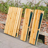 Folding Wooden Beer Table and Bench Set Garden Outdoor Bistro Bench Desk Chairs
