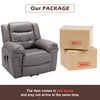 Power Lift Recliner Electric Massage Heating Chair Living Room Armchair Grey