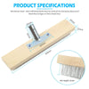 Wire Broom Head Metal Bristle Outdoor Patio Cleaner Moss Algae Remover