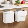 Kitchen Rubbish Bin Waste Recycling Baskets Handy Dustbin Lidded Bathroom Slim