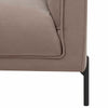 Dusk Madison Sand Velvet & Black Metal Armchair RRP £215