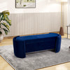 Upholstered Velvet Bed End Bench Ottoman Storage Lounge Bench Window Seat
