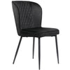 Dining Chairs Set of 2 Velvet Upholstered Kitchen Chairs for Home Restaurant