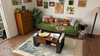 Modern Coffee Table with Drawer Storage Shelf Wooden Table Living Room Furniture