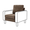 Modern L-Shaped Corner Sofa 2 3 Seater Armchair Couch With Footstool