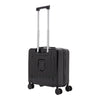 Wheeled Black Suitcase Cabin Trolley Bag Hand Luggage Carry On Travel Case