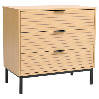 3 Drawers Storage Cabinet Chest of Drawers Living Room Bedroom Wardrobe Dresser
