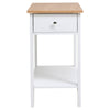 Modern Sofa Side Tea Table Bedside Table Nightstand Wooden Storage Drawer Unit
