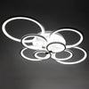 Ring Geometric Design Flush Mount Lighting Fixture Home Ceiling Light Chandelier