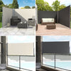 Retractable Side Awning Privacy Screen Garden Terrace Sunshade Wind Screening